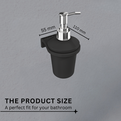 Premium Ceramic Liquid Soap Dispenser Wall Mounted for Bathroom | Handwash Dispenser